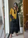 Sr 1710 French Crep Silk With Embroidery Top With Plazzo Dupatta Online Wholesale